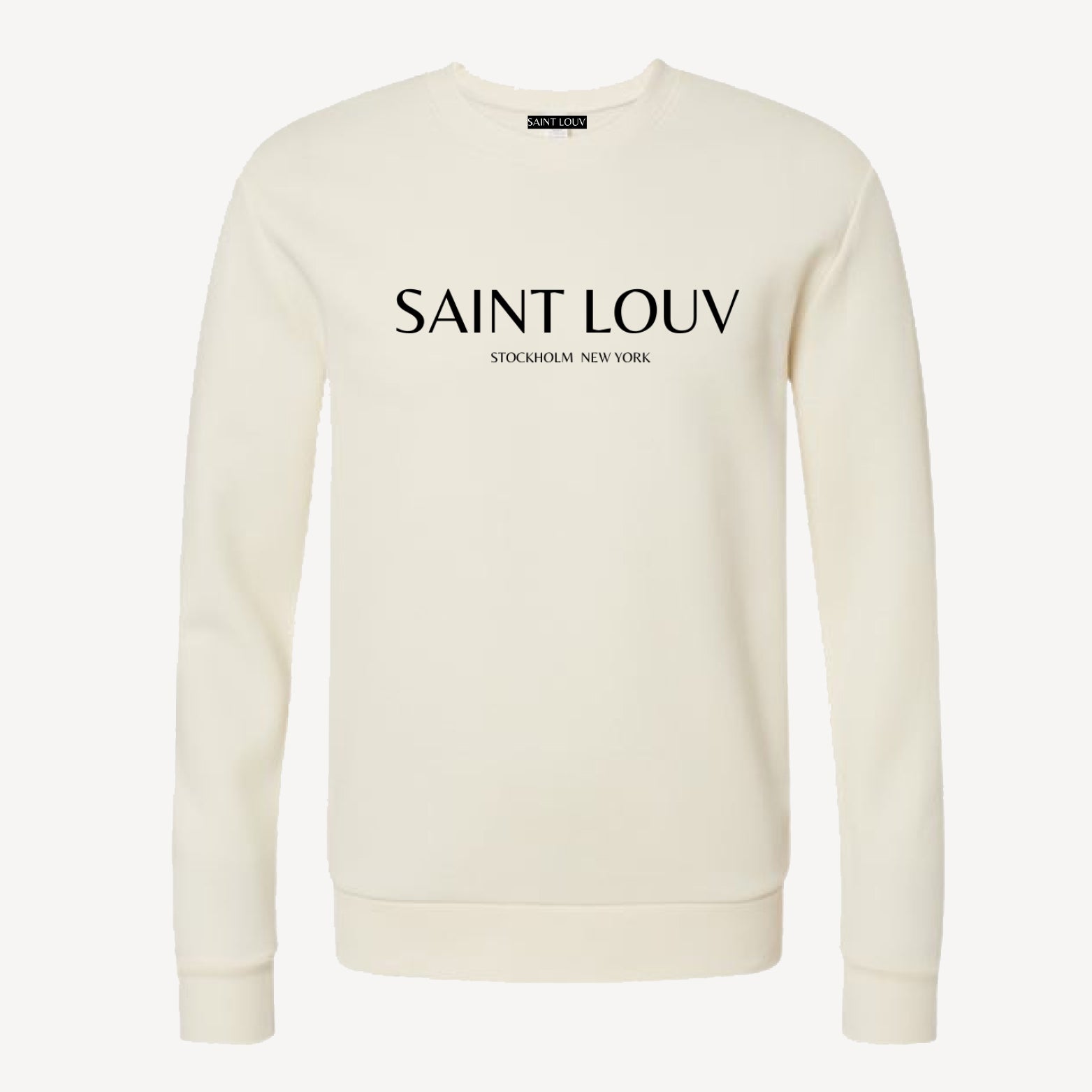 Cream Saint Louv sweatshirt