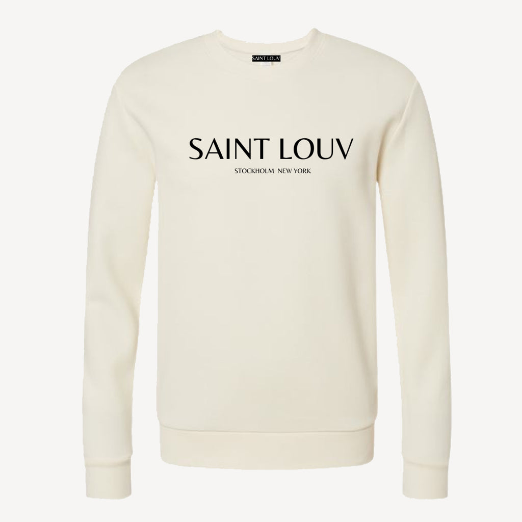Cream Saint Louv sweatshirt