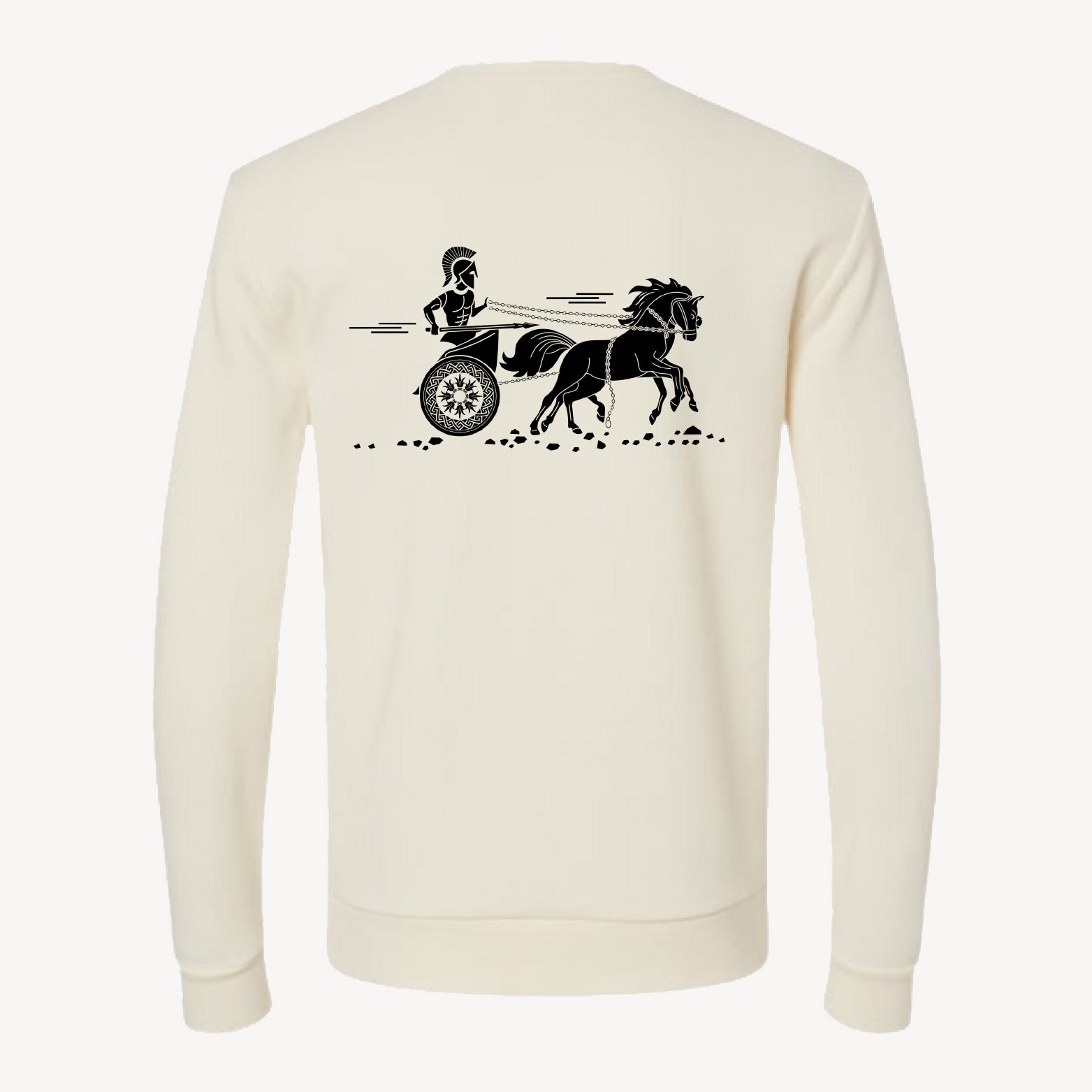 Cream Saint Louv sweatshirt