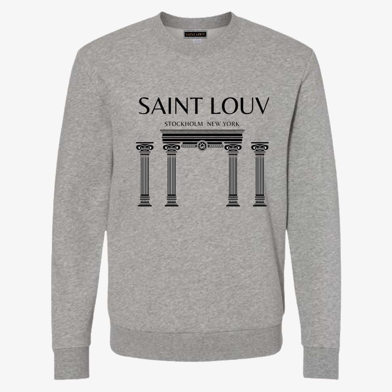 Gray Sweatshirt w. Crest
