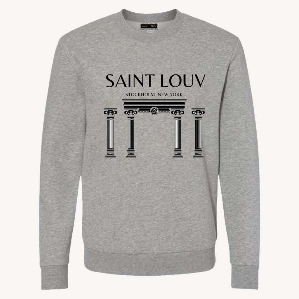 Gray Sweatshirt w. Crest